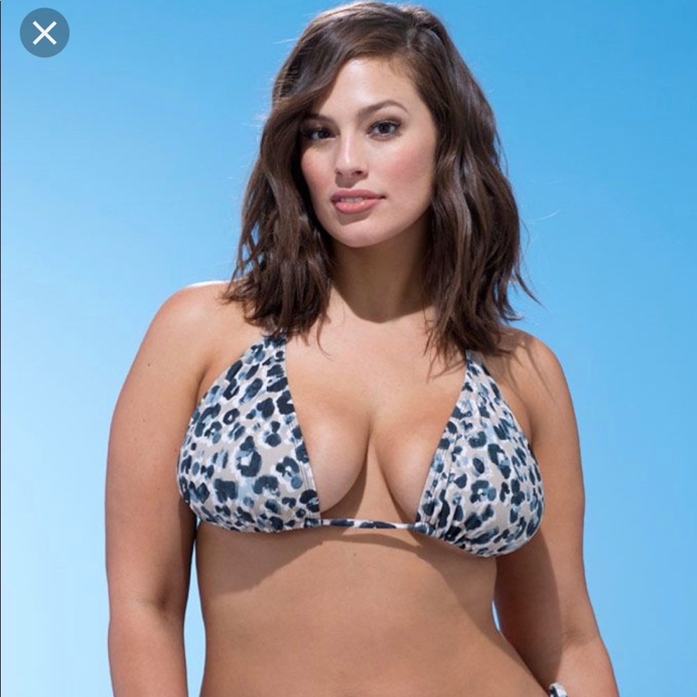 Ashley GrahamxSwimsuitsforall Leopard Bikini Top